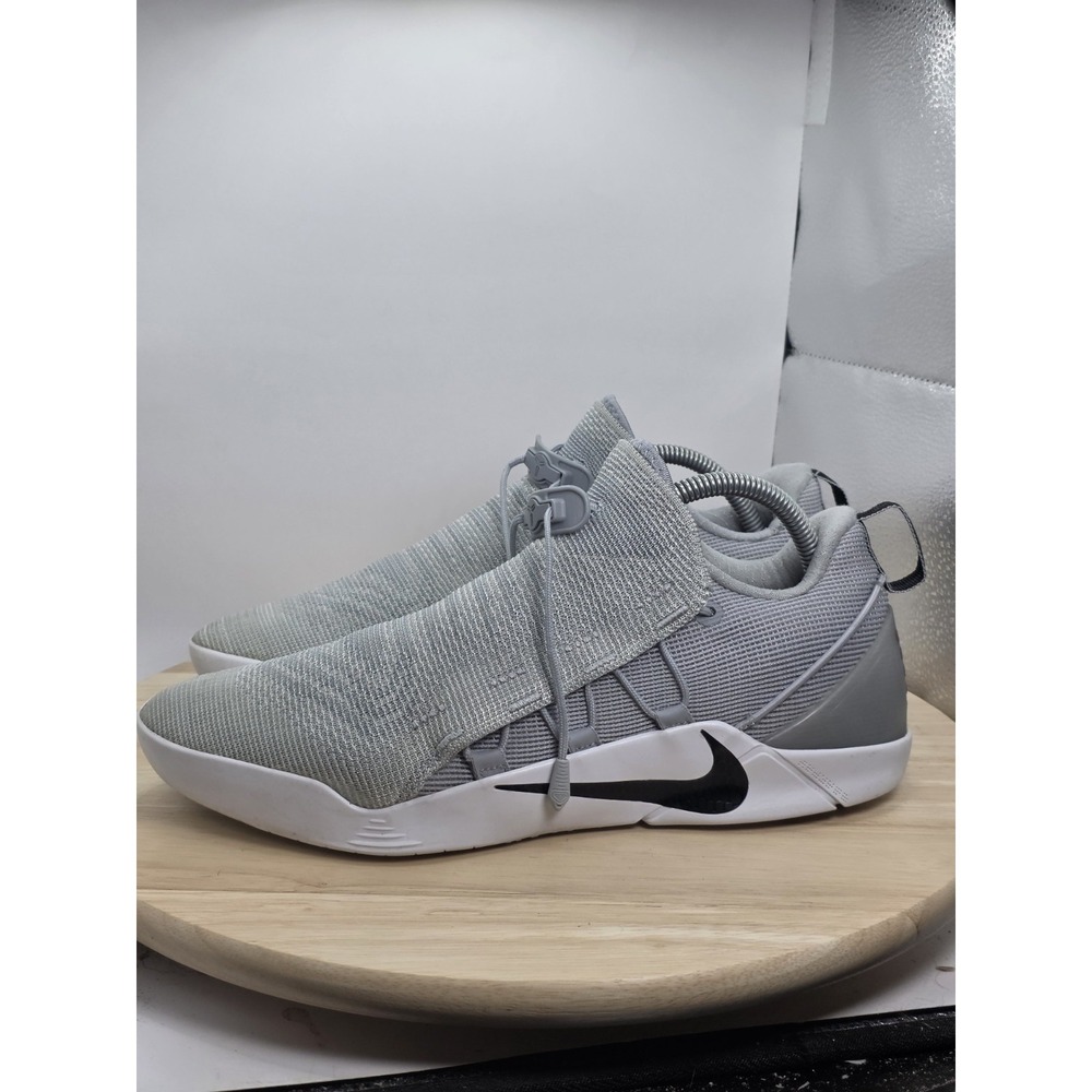 Mens Size 9.5 - NIKE ZOOM  Kobe AD NXT 882049-002 White Gray Kobe Bryant MAMBA
